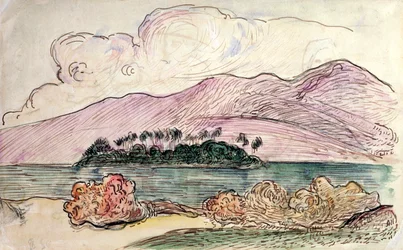 Tahitianische Landschaft